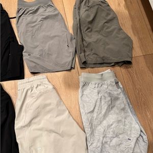 Lot of 9 pairs lulu lemon men’s shorts